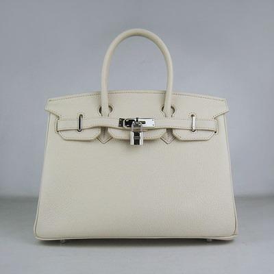 Birkin 30CM Beige (silver)