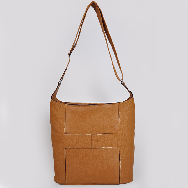 Hermes Good News Bag clemence leather in Camel