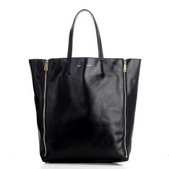 Celine Cabas Medium Shopping Bags in Black