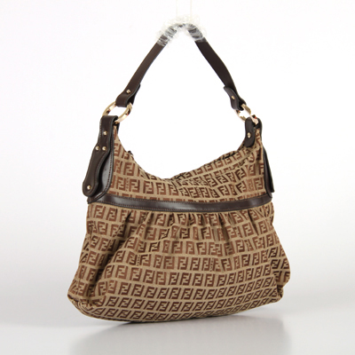 Fendi 8BR448 small F Coffee