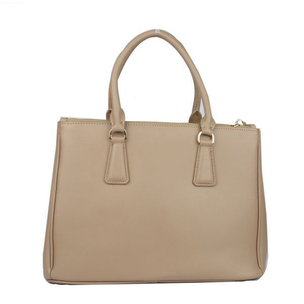 Prada Saffiano Calf Leather Tote Bag 103282 Apricot