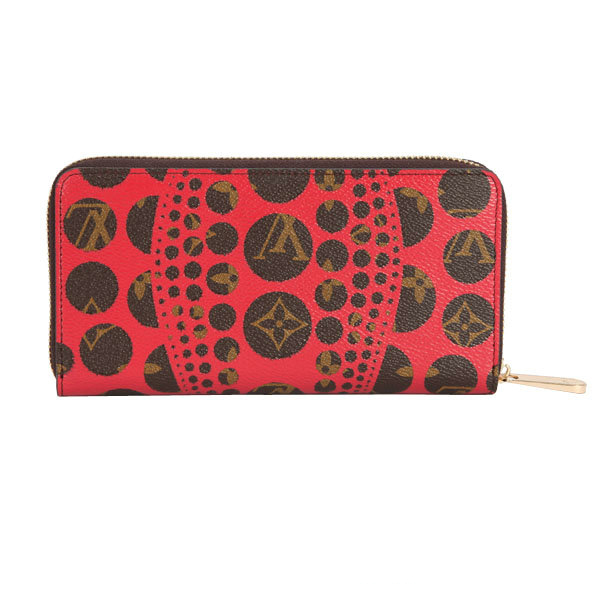 Louis Vuitton Yayoi Kusama Zippy Wallet M60450 Red