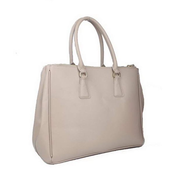 Prada Saffiano Calf Leather Tote Bag BN5023 Grey