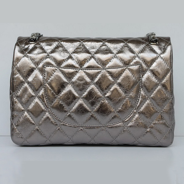 Chanel Flap Bag Quilted 40590 Silver-Gray