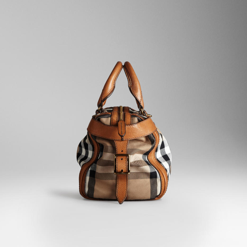 SMALL CHECK BOWLING BAG