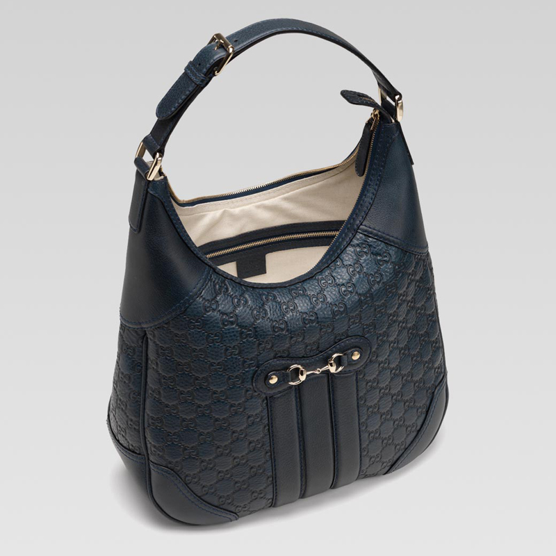 'cathrine' medium hobo with small horsebit detail