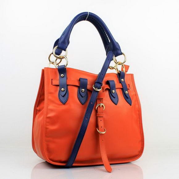 Miu Miu Drawstring Nappa Tote Bag 88013 Orange