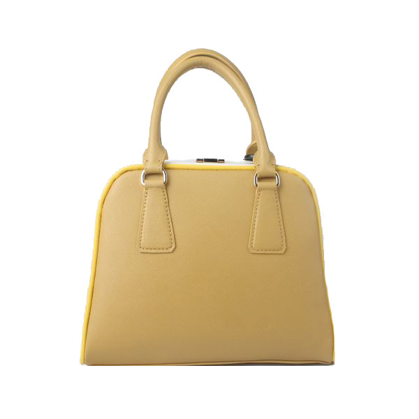 Prada Saffiano Leather Small Tote Bag BL0809 Apricot