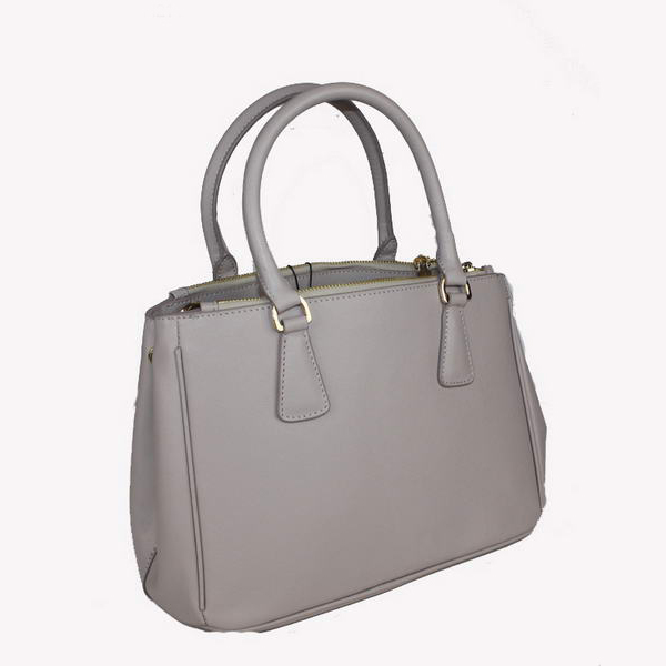 Prada Saffiano Classic Tote Bag BN1801 Light Grey