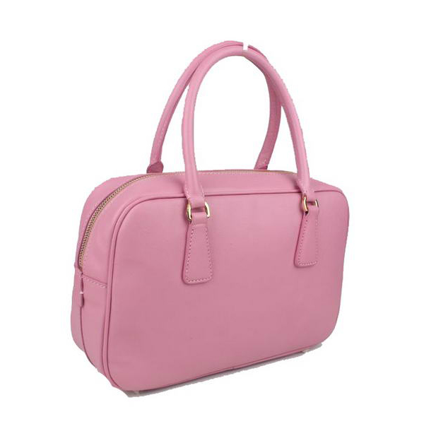 Prada Saffiano Leather Tote Bag BL1095 Pink