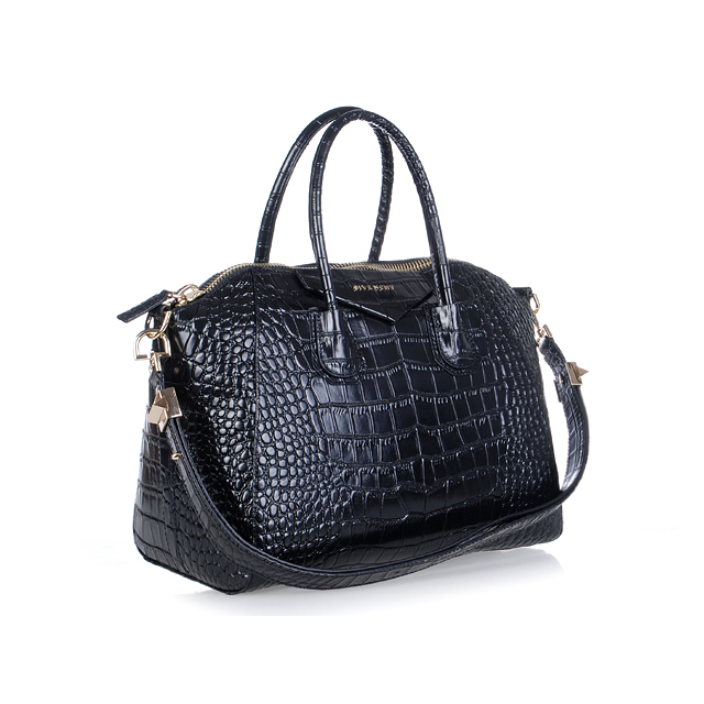 Givenchy Antigona Bag Crocodile Leather 9981 Black