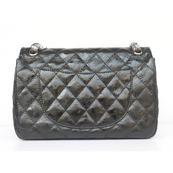 Chanel Quilted Flap Bag Black Cow Leather 35454