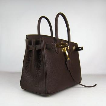 Birkin 30CM Dark Coffee (gold)