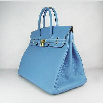 Hermes 40CM Light Blue (gold)