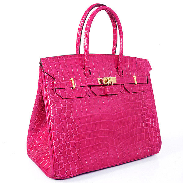 Hermes Birkin 35CM Crocodile leather in Light Peach with Gold hardware