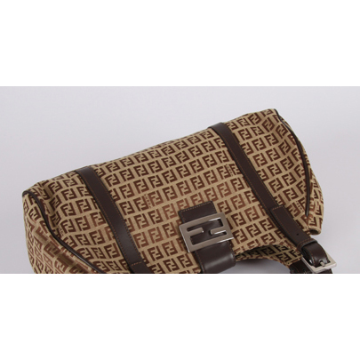 Fendi 8BR091 small F Coffee