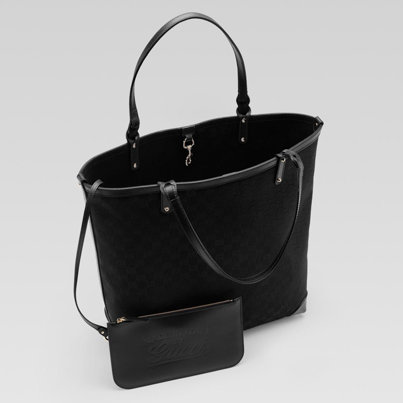 'gucci craft' large tote with detachable pocket