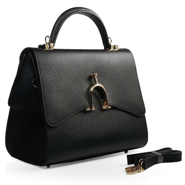 Hermes Stirrup Top Handle Bag H1955 Black