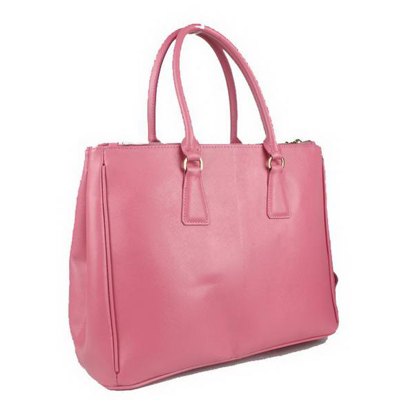 Prada Saffiano Calf Leather Tote Bag BN5023 Pink