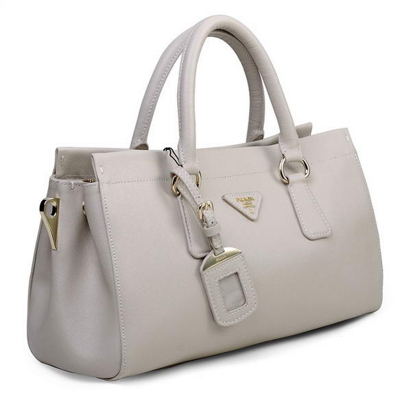 Newest 2012 Prada Small Saffiano Leather Tote Bag BN1849 Grey