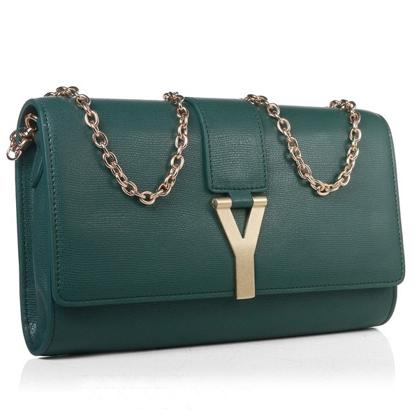 Yves Saint Laurent Chyc Travel Case 265701 Dark Green