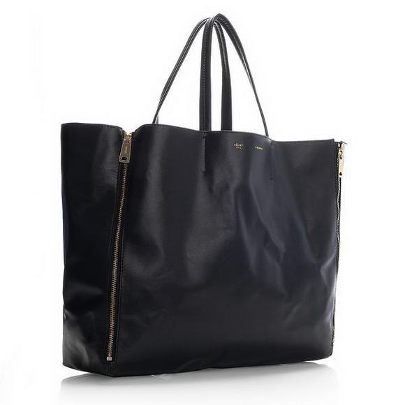 Celine Cabas Jumbo Shopping Bags in Black