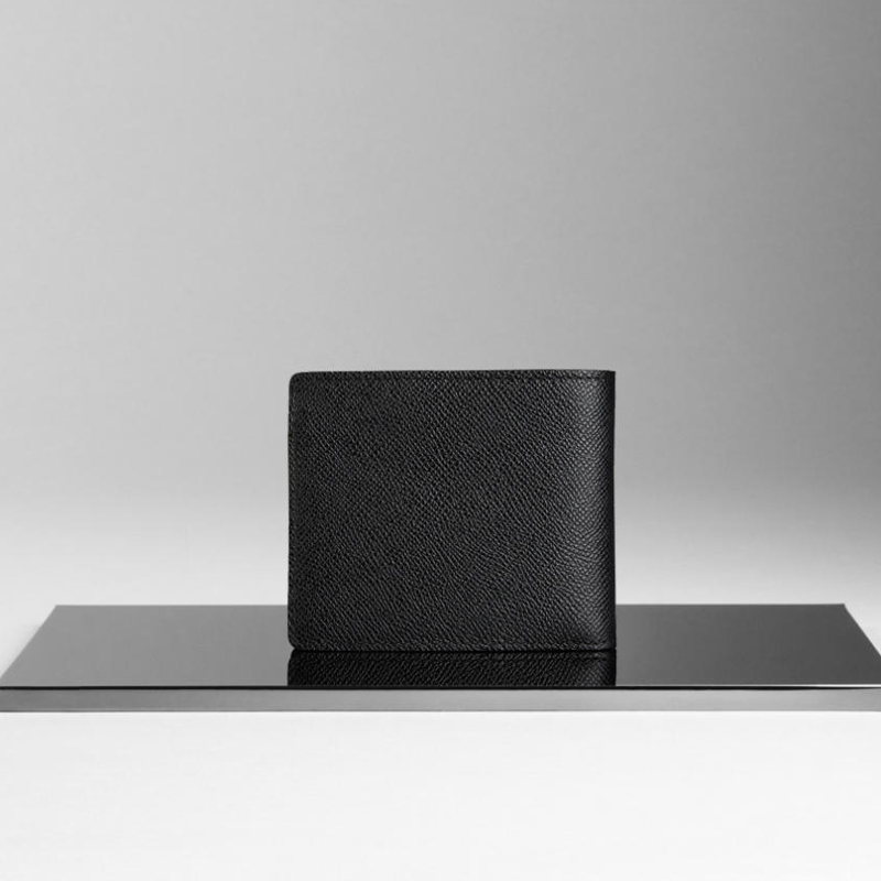 London leather folding ID wallet