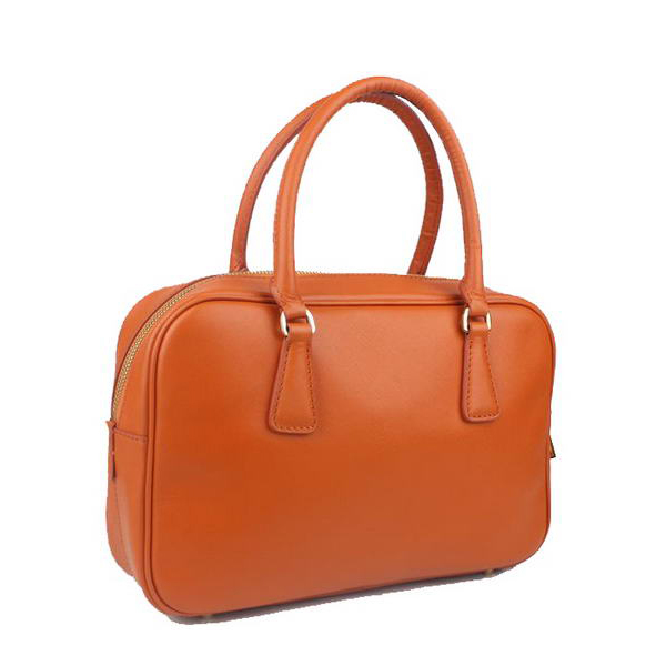 Prada Saffiano Leather Tote Bag BL1095 Orange