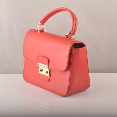 Miu Miu Tote Flap Bags Calf Leather 7428 Red