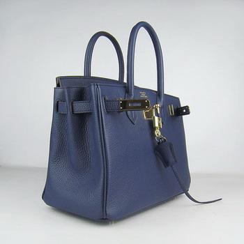 Birkin 30CM Dark Blue (gold)