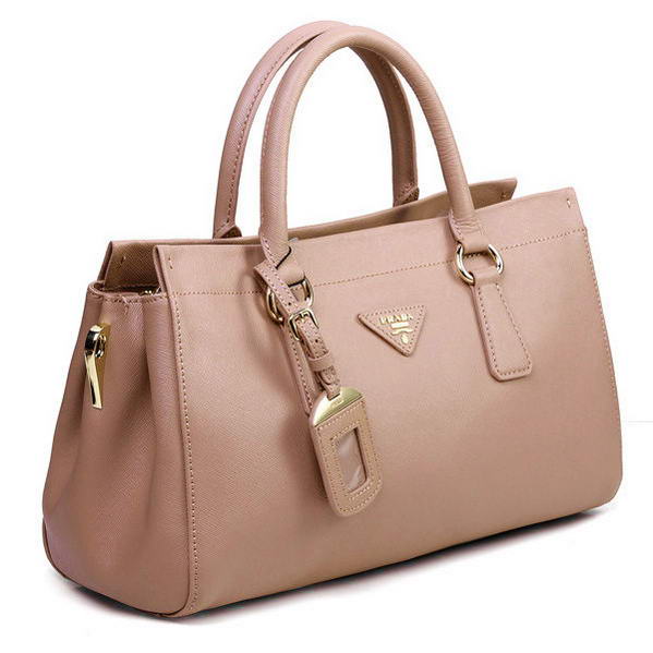 Prada Small Saffiano Leather Tote Bag BN1849 Light Pink