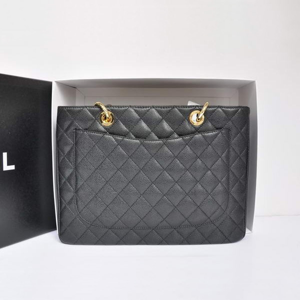 Chanel A50995 Original Caviar Leather Shoulder Bag Black