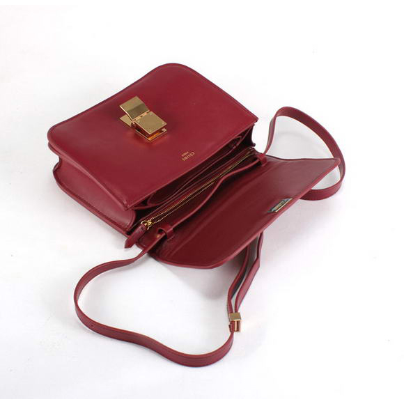 Celine Classic Medium in Box Lambskin Bordeaux