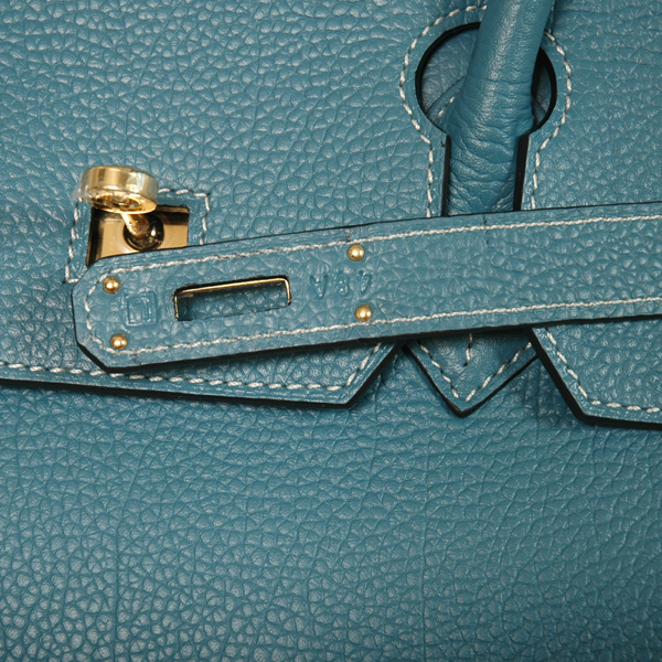 Hermes Birkin togo leather 35CM Medium Blue togo(Gold)