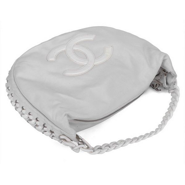 Chanel Coco Cocoon Cabas Lambskin Bag 28546 White