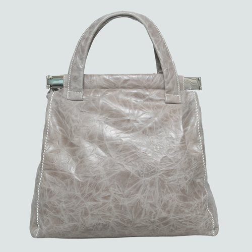 Miu Miu Oil Leather Tote Bags 90281B Grey