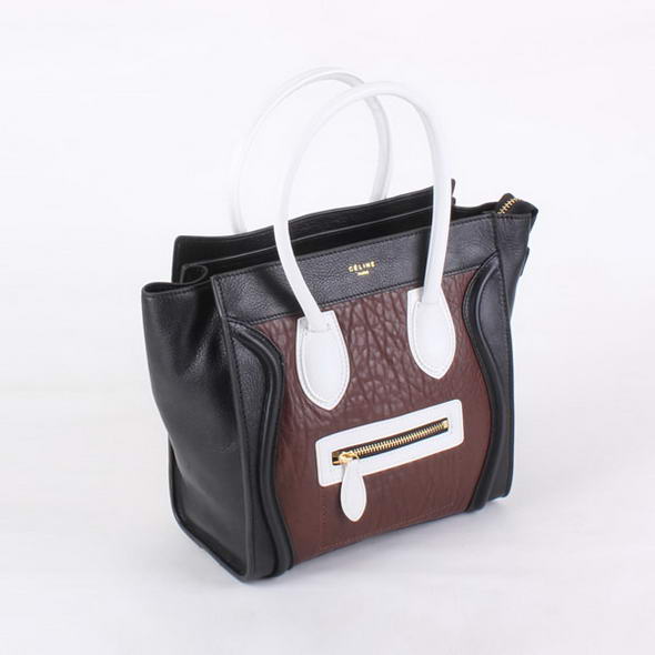 Celine Luggage Medium Bag Elephant Leather 98167 in Brown