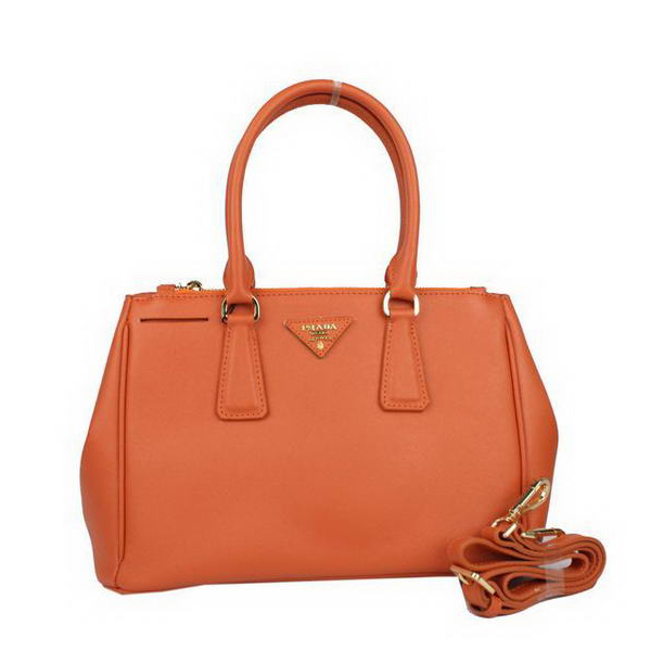 Prada Saffiano Classic Tote Bag BN1801 Orange