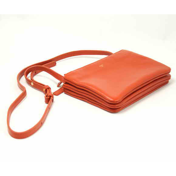 Celine Fashion Lambskin Shoulder Bag 8822 Orange