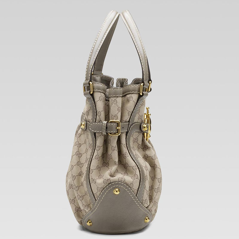 'jockey' medium tote with horsebit detail, embosse