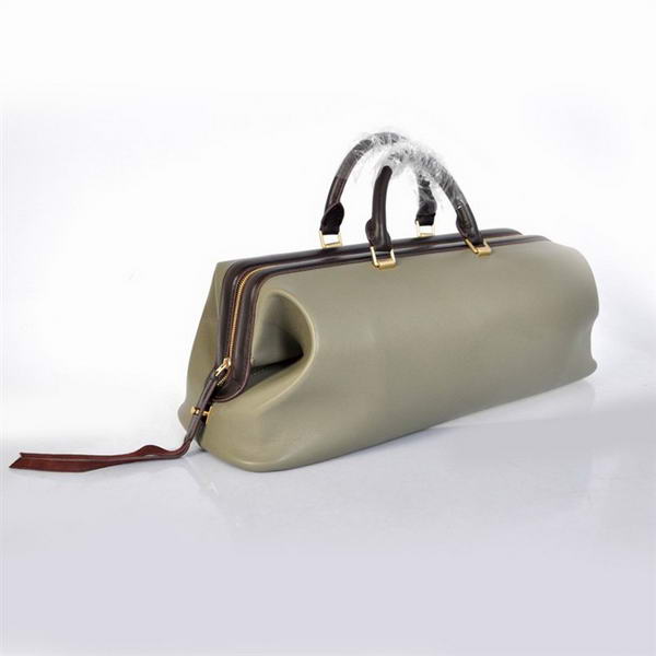 2012 New Celine Original Leather Tote Bag 348 Khaki