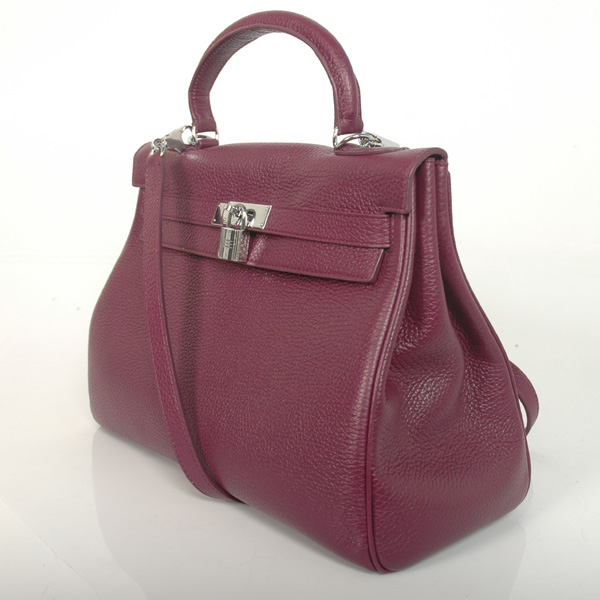 Hermes Kelly 32CM clemence leather in Modena with Silver hardware