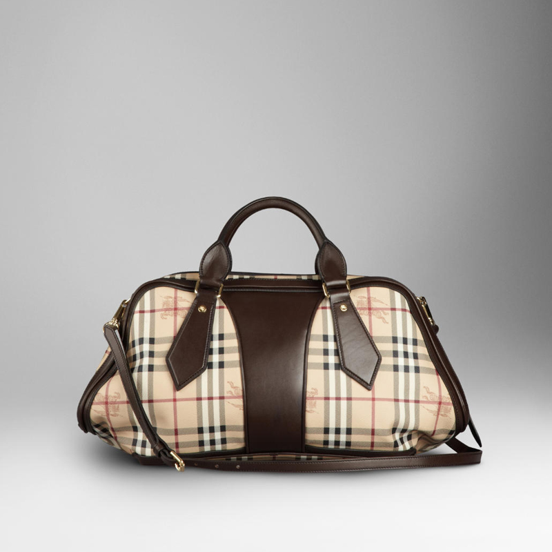 LARGE HAYMARKET CHECK BOWLING BAG