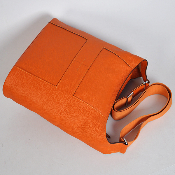 Hermes Good News Bag clemence leather in Orange