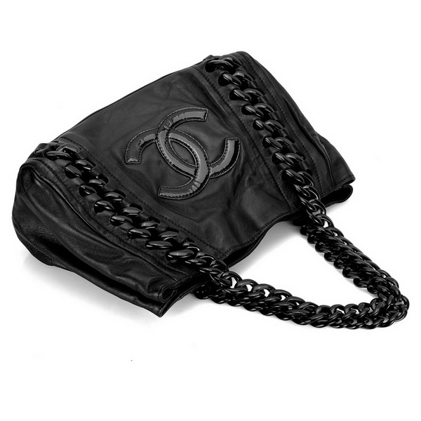 Chanel Coco Cocoon Cabas Lambskin Bag 28533 Black