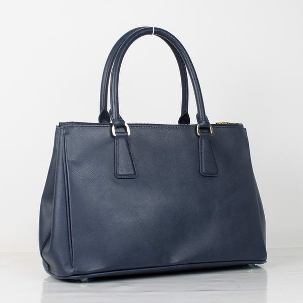 Prada Saffiano Calf Leather Totes BN1801 Blue