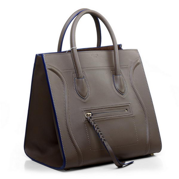 Celine Luggage Phantom Original Leather Bags Khaki&Blue