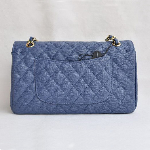 Chanel 2.55 Quilted Flap Bag 1112 Light Blue with Gold Hardware