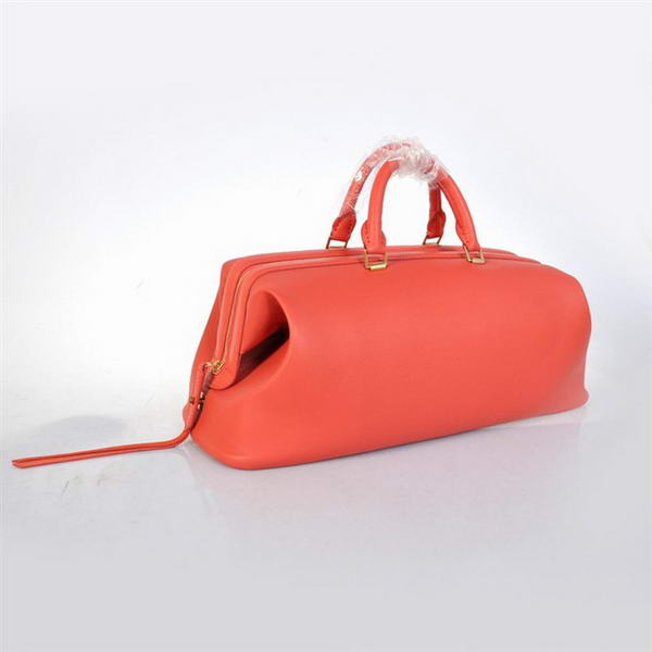 2012 New Celine Original Leather Tote Bag 348 Light Red