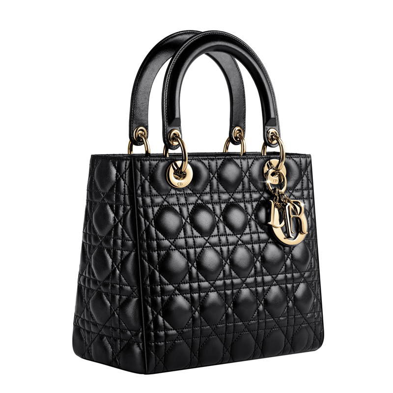 Lady Dior Lady Dior bag in black leather